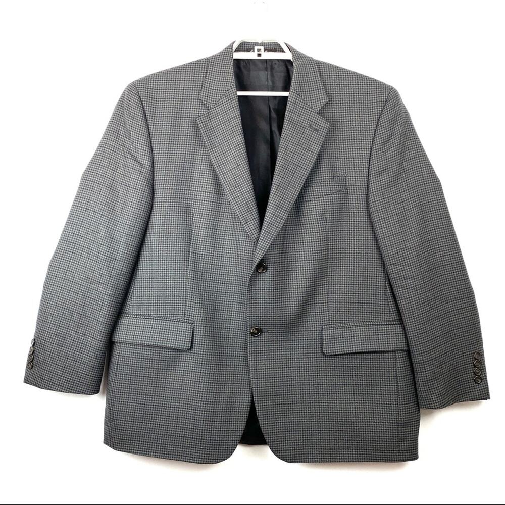 Lauren Ralp Lauren Houndstooth Sport Coat Men’s 42 S Gray Brown